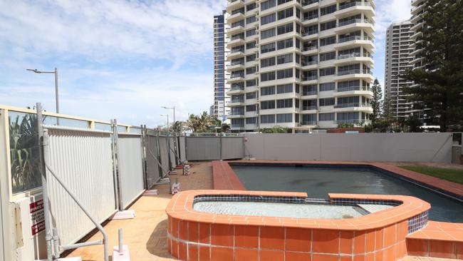 President apartment building is falling apart , concrete cancer, broken lifts and the pool in need of repair.Picture Glenn Hampson