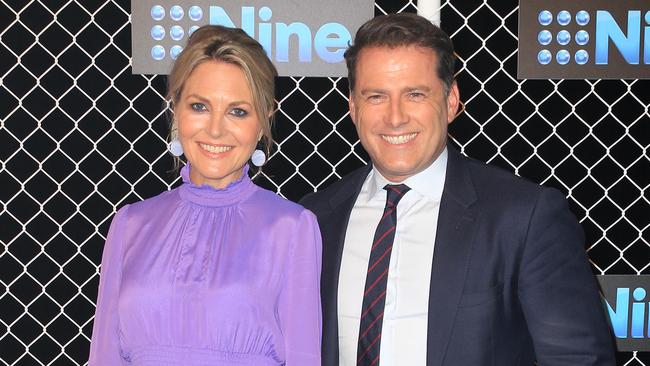 Georgie Gardner and Karl Stefanovic at the 2019 Nine Upfronts at Fox Studios in October. Picture: Christian Gilles