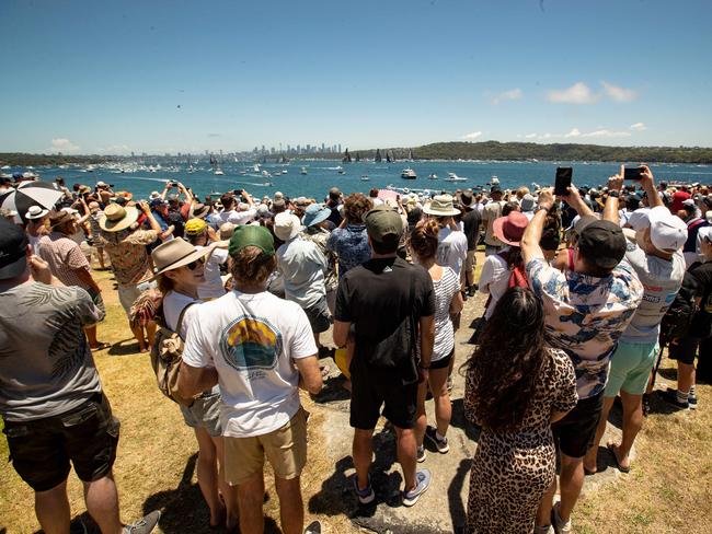 Sydneysiders braved the blistering sun to catch a glimpse of the world-famous race.