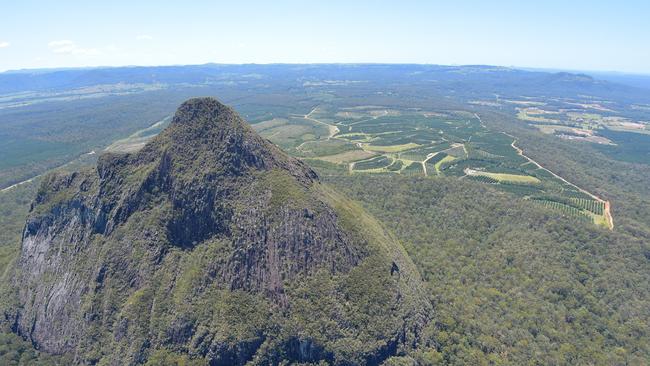 Mt Beerwah on the Sunshine Coast. Photo: Brett Wortman / Sunshine Coast Daily