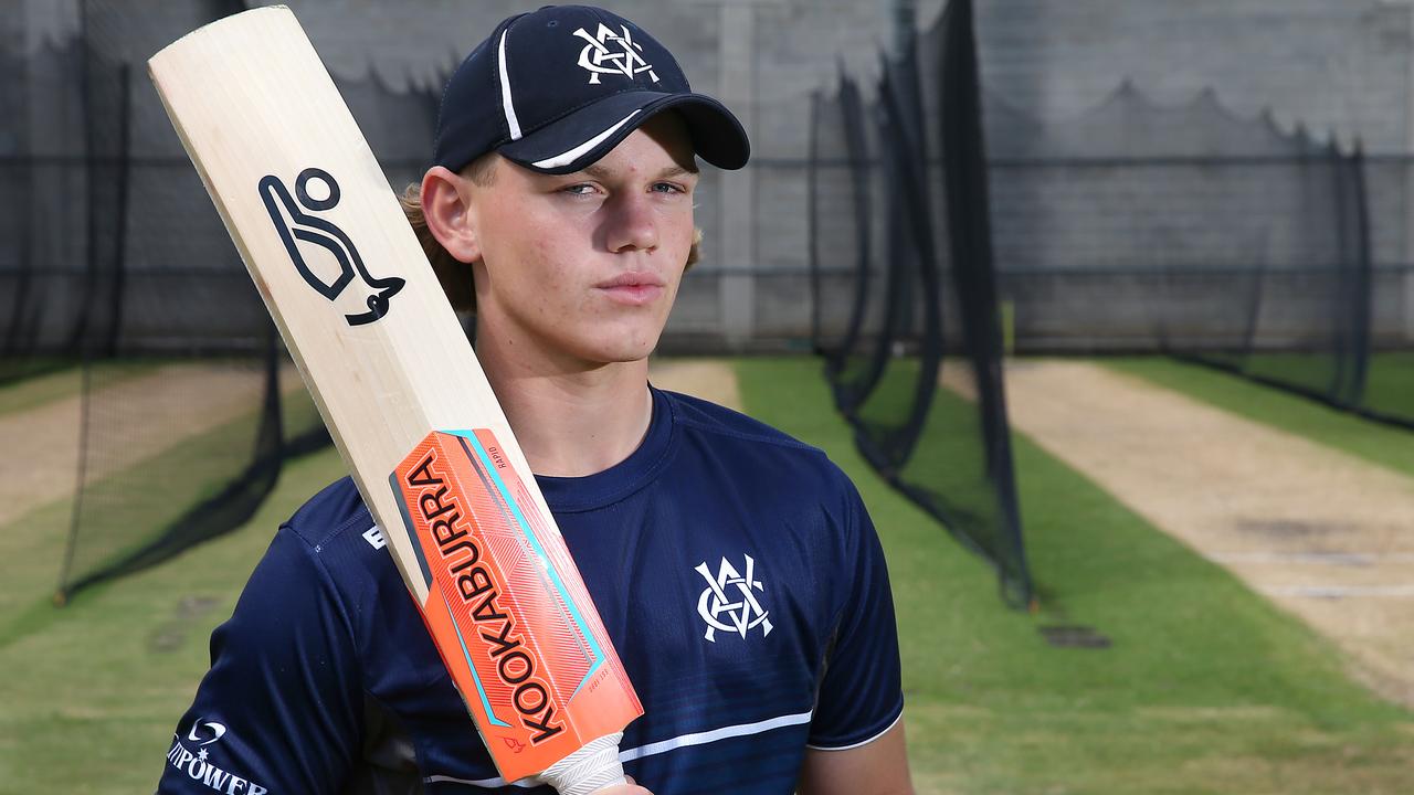 Jake Fraser-McGurk is Victorian cricket’s newest rock star. Picture: Ian Currie