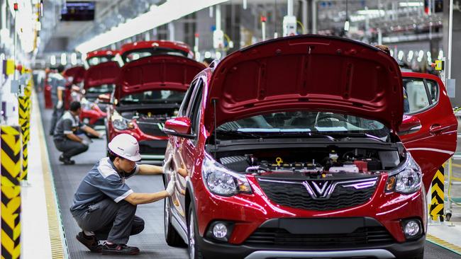 In Australia, new vehicles sales plunged 15 per cent in the year to November, as potential buyers were unable to get their hands on imported vehicles. Picture: AFP