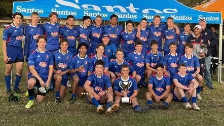 The Sydney Cup winning Manly junior side at state championships. Pic: Supplied.