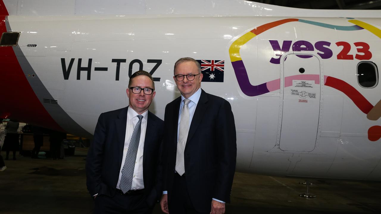 The incoming chair of Qantas John Mullen says corporate Australia did itself a disservice by supporting the voice referendum. Picture: NCA Newswire/Gaye Gerard