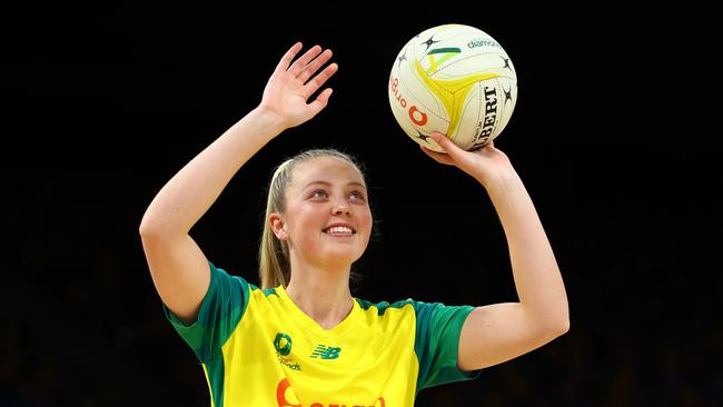 Sophie Dwyer was another standout for the Diamonds. Picture: Getty Images.