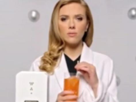 Scarlett Johansson sodastream ad