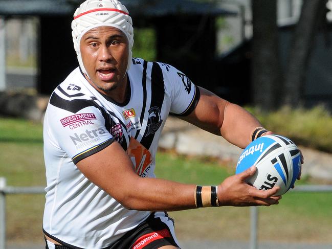 No 11 Leon PANAPA Souths Logan Magpies from their Intrust Super Cup clash with Mackay. Picture: John Gass