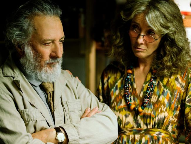 Dustin Hoffman and Emma Thompson in The Meyerowitz Stories (New and Selected).