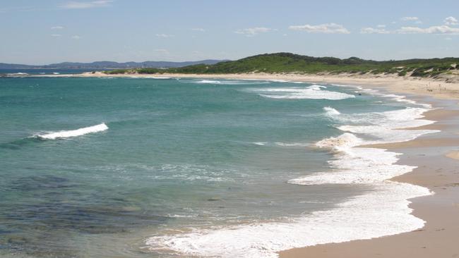 A man, aged 60, died at Soldiers Beach this morning. Picture: Gary Graham