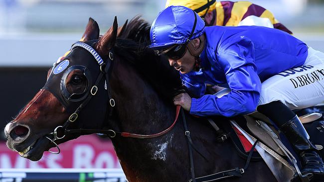 Impending will spearhead a strong Godolphin team at Doomben on Saturday. Picture: AAP