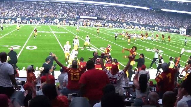 The Cosm LA regularly puts on away games for fans to congregate and watch on a big screen and still feel like they are part of the action. Image: The Cosm