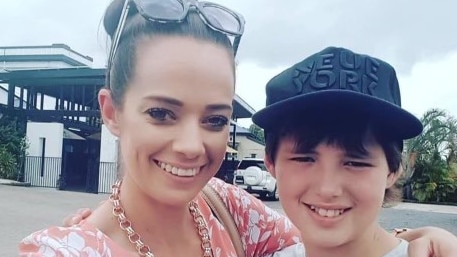 Bradley Smith died in car crash at Pease St, Manoora, on Monday February 14, 2022. He is pictured here with older sister Jessica Schirmer.