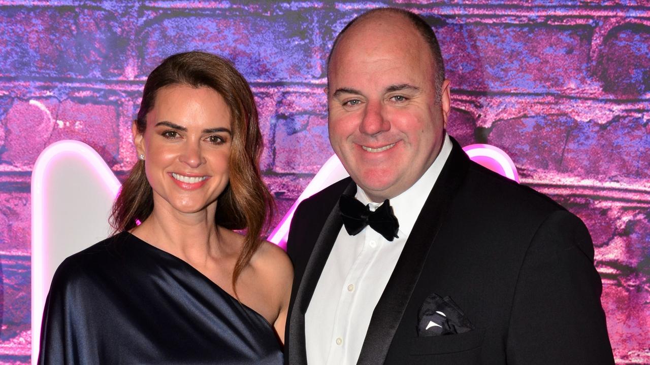 Clare Hazell Wright and Craig Hutchison at the 2019 Ronald McDonald House Charities Ball. Picture: Fiona Byrne