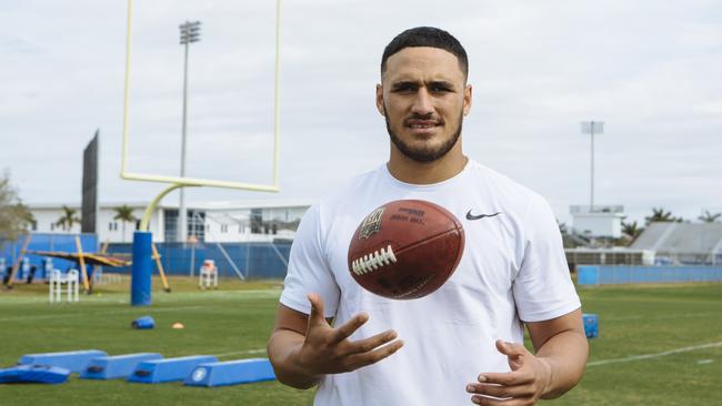 Valentine Holmes is trying his luck in the NFL. Picture: Angus Mordant