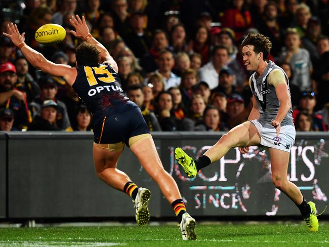 Zak Butters played 19 games for Port in his debut season. Picture: Mark Brake/Getty Images