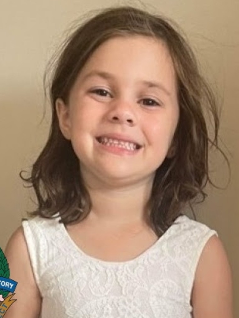 Grace Hughes, 5, was last seen on Sunday.