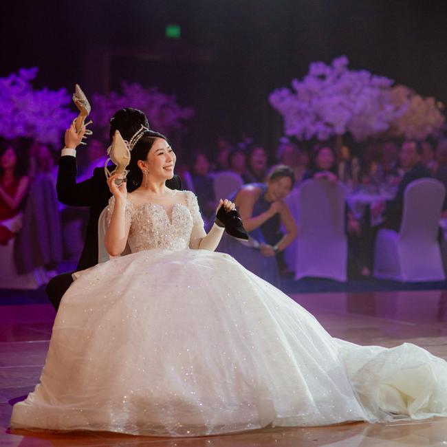 Christine and Ivan were both in awe of the venue. Picture: Eric Wang