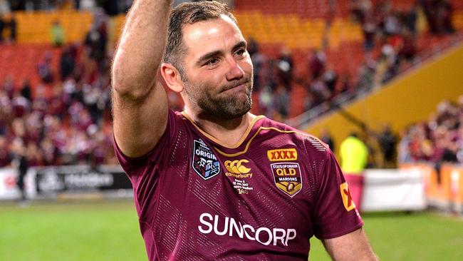 Outgoing Queensland captain Cameron Smith. Picture: Getty Images