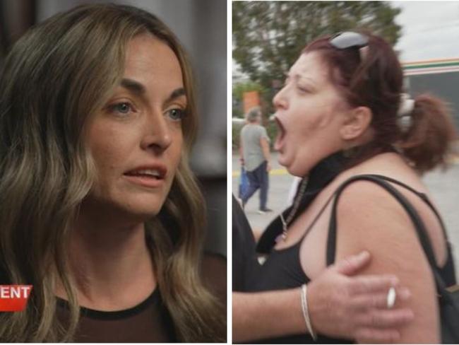 ‘F**k yourselves’: Monster mum confronted