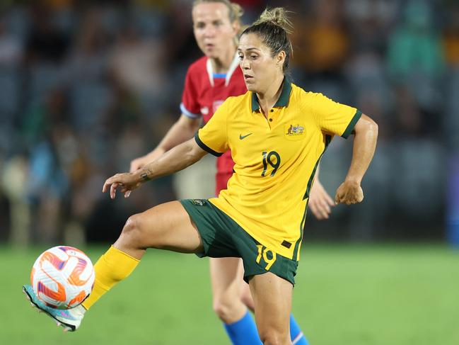 Australia’s win percentage skyrockets when Katrina Gorry plays. Picture: Scott Gardiner/Getty Images