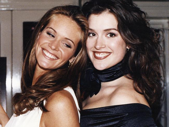 Elle Macpherson and Kate Fischer pictured in 1994.