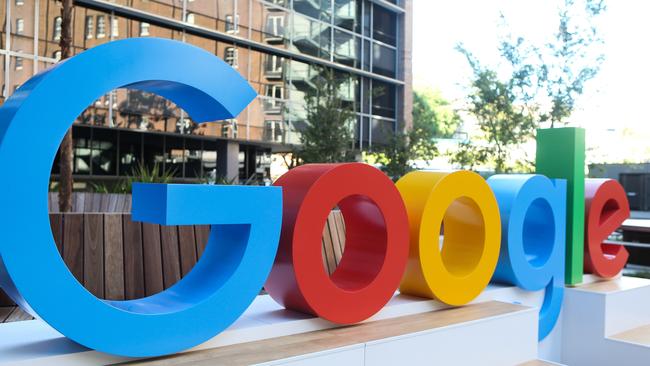 SYDNEY, AUSTRALIA - NewsWire Photos, NOVEMBER 16 2021:  Google signage at the HQ in Sydney. Picture: NCA Newswire / Gaye Gerard