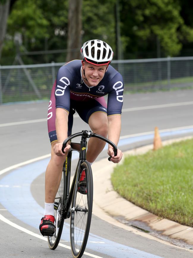 Cairns cyclist Brandon Hutton named for Queensland's U19 team a weeke after winning the state title PICTURE: ANNA ROGERS