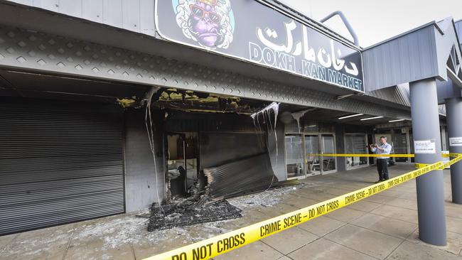 There was a tobacco shop fire in Pooraka in November. Picture: RoyVPhotography