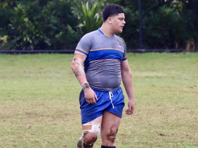 15-year-old Sio Kite has been impressive for Churchie this season and is the biggest bopper contesting the GPS First XV rugby premiership.