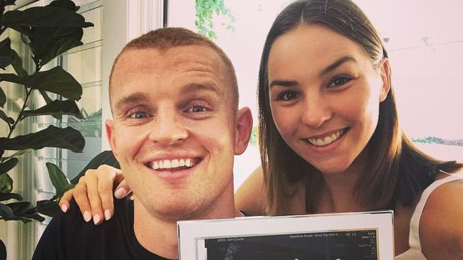 Alex and Teigan McKinnon are expecting their first child. | Daily Telegraph