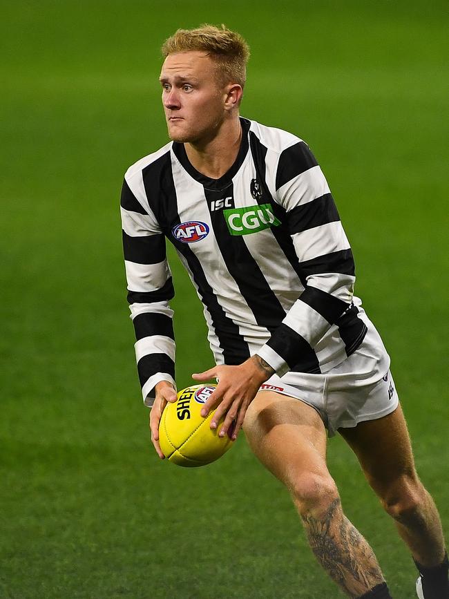 Jaidyn Stephenson was suspended for half the season in 2019 for betting on himself. (Photo by Daniel Carson/AFL Photos via Getty Images)