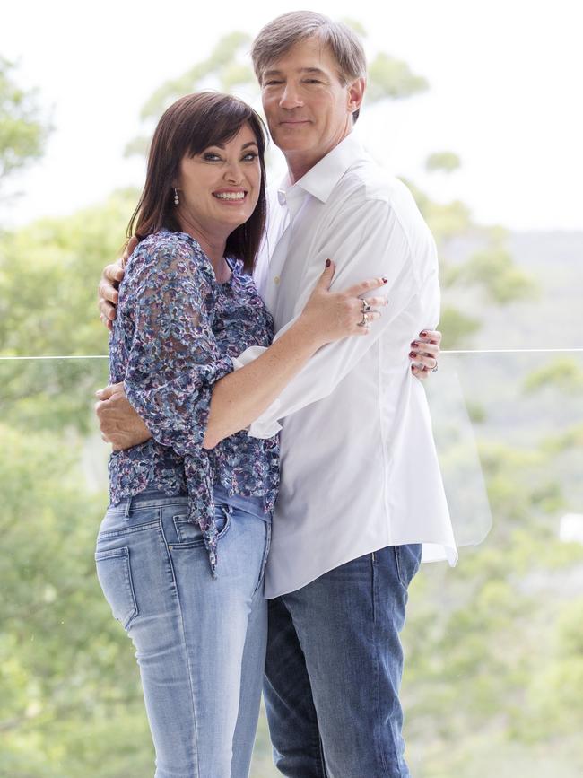 David and Lisa Oldfield before they broke up. Pic Jenny Evans