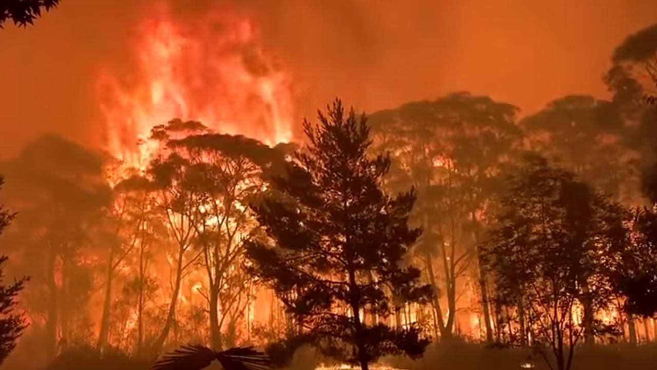 Conspiracy theorists have linked Australia’s bushfires to Agenda 21. Picture: Terrey Hills Rural Fire Service