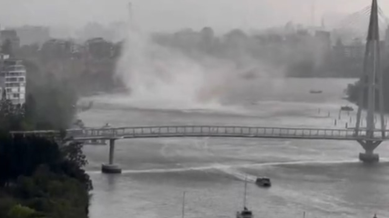 ‘VERY DANGEROUS’: Freak twister in CBD as wild weather hits