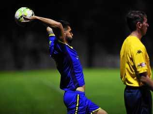 Gympie United vs Caloundra - #6 Paul Primavera. Picture: Troy Jegers