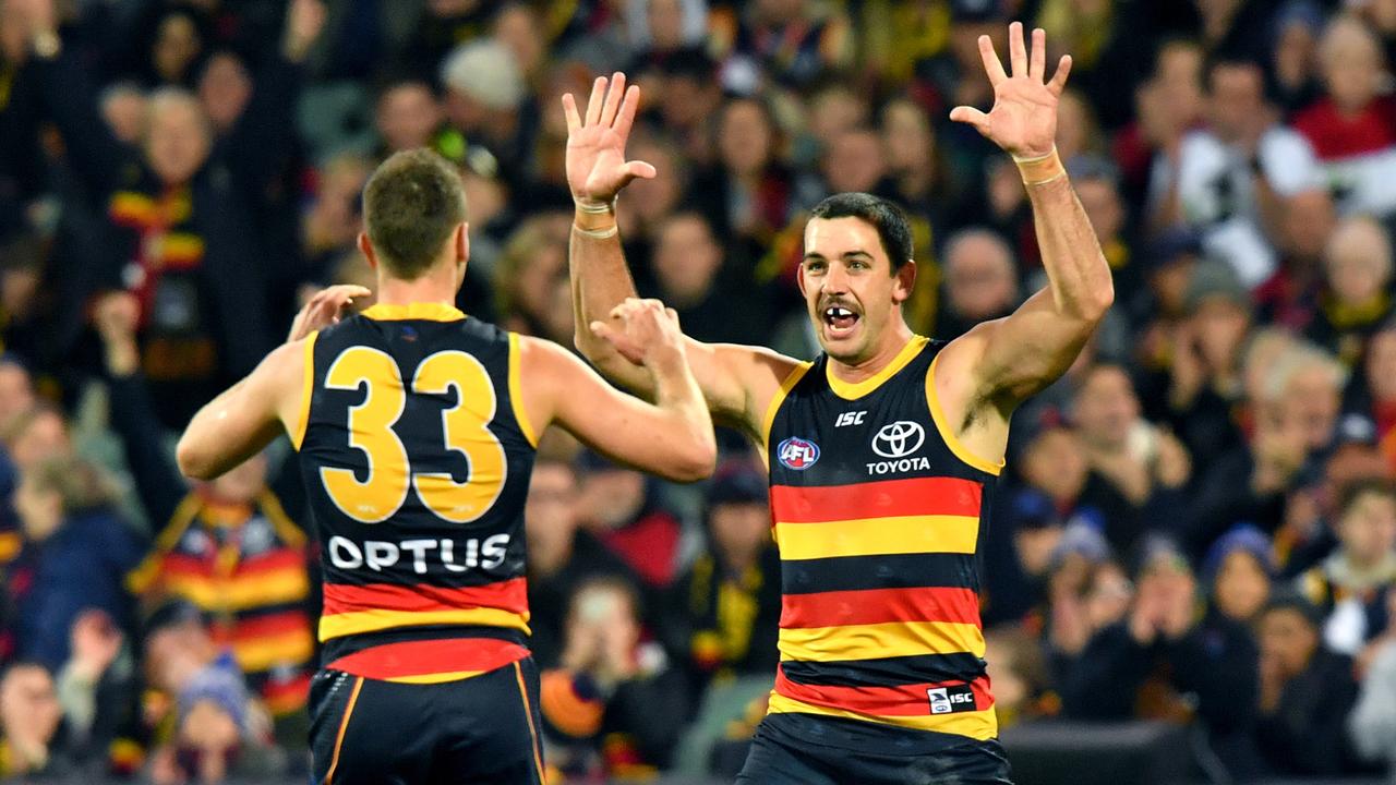 Taylor Walker stepped up against Richmond. Photo: AAP Image/Sam Wundke