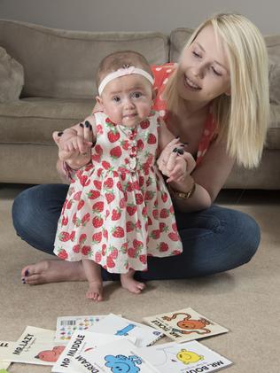 ***ONE TIME WEB USE ONLY*** **CONTACT NETWORK PIC DESK FOR PRINT RIGHTS*** Must credit Caters News/Picture Media PIC FROM CATERS NEWS - (Pictured: Mum Vicki with tiny baby Ava and her beloved Mr Men books ) Meet the baby girl who was saved from a life-threatening condition by a MR MEN book. Tiny Ava Allen wasnt expected to survive after being born 14 weeks premature, with a rare lung condition, and needed an emergency operation to stand any chance of pulling through. Doctors warned her worried mum, Vicki, 20, that no child as young as Ava had ever survived the surgery - but as baby Ava lay recovering from the op, her mum began to read her a Mr Men book - and was amazed as the sound of her voice steadied her daughters heart rate. Ava Allen, now nine-months-old, has fought against all the odds to still be fighting fit today but her mum Vicki and dad Chris Hutcheson, 21, think its all down to the Mr Men. Vicki, 20, from Horley, Sussex, said: All I wanted to do was pick her up and cuddle her, she was so small and fragile, but she was too small to hold. SEE CATERS COPY