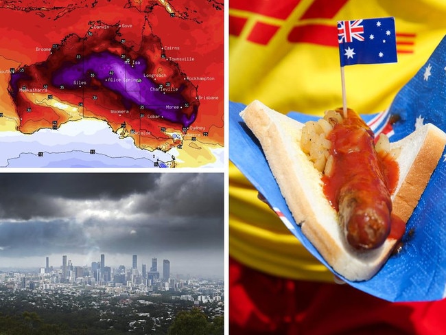 Australia Day weather forecast revealed