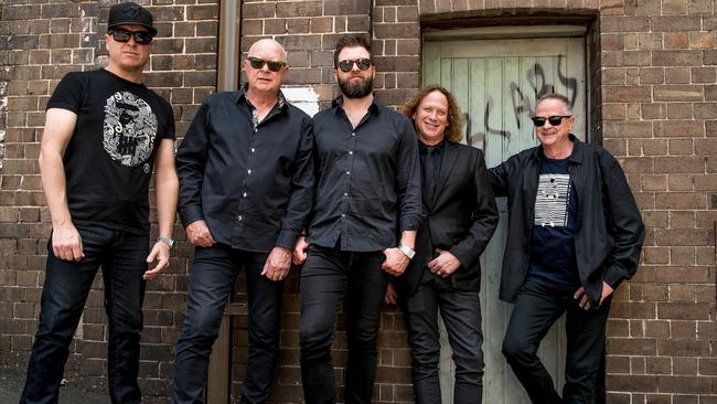 Iconic Aussie rock band The Angels is sure to lead some rousing singalongs at the 2021 festival. Picture: Supplied