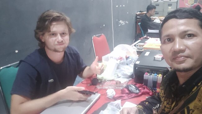 Queensland man Bodhi Mani Risby-Jones, left.