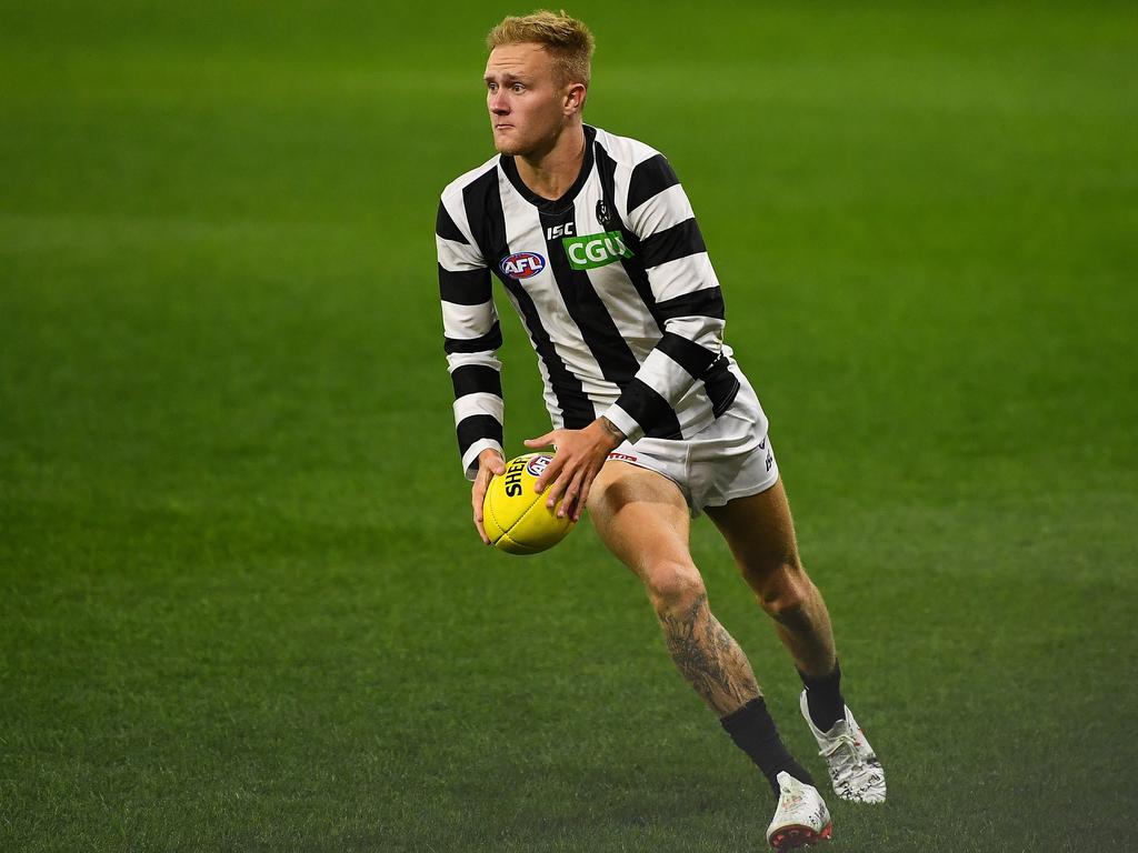 Jaidyn Stephenson has fallen out of Collingwood’s good books.