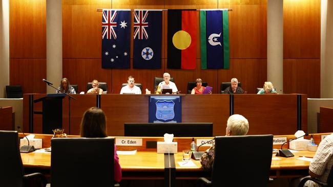 Terry James, who chaired the meeting, said he was expecting more resistance from independent councillors. Picture: Brendan Radke