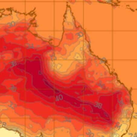 Queensland's heatwave will persist over the next 48 hours after record temperatures on Thursday. Picture: BOM