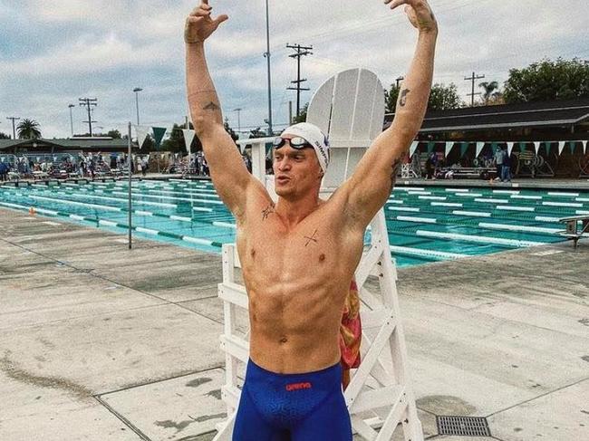 Gold Coast's Cody Simpson has gone from pop star to Tokyo Olympic swimming hopeful. Picture: Supplied.