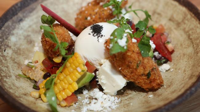 Avocado and pumpkin croquettes are on the menu at new Eastland restaurant Abacus All Day.