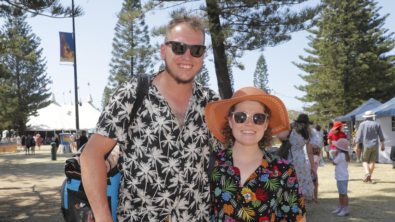 Jesse Hoyland and Sasha Martin during the 10th Groundwater Country Music Festival. Picture: Regi Varghese