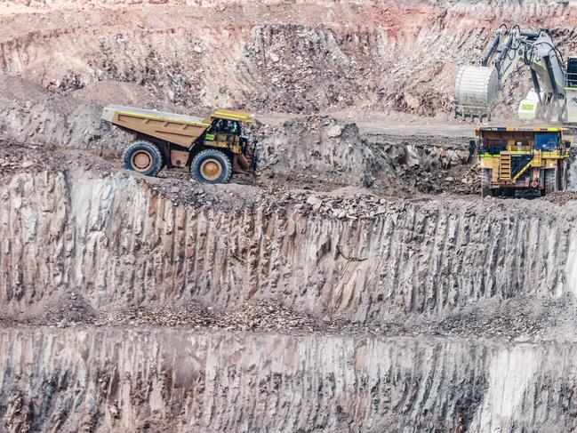 The Open Cut at the official opening of the Finniss Lithium mine Picture: Glenn Campbell