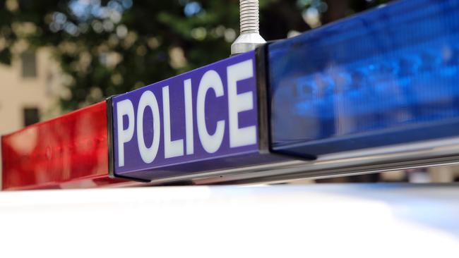 Police remain on the scene of a serious truck rollover on the Lyell Highway at Lawitta, just past Oakdale Road. Picture: SUPPLIED