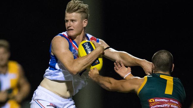 New Essendon recruit Garrett McDonagh during his time with West Preston.