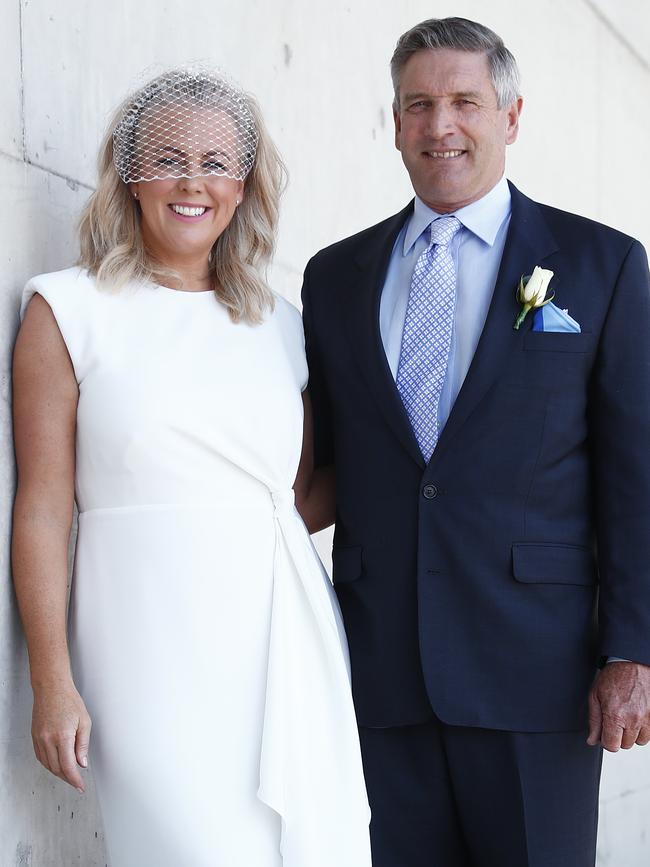 Samantha Armytage with husband Richard Lavender. Picture: Sam Ruttyn